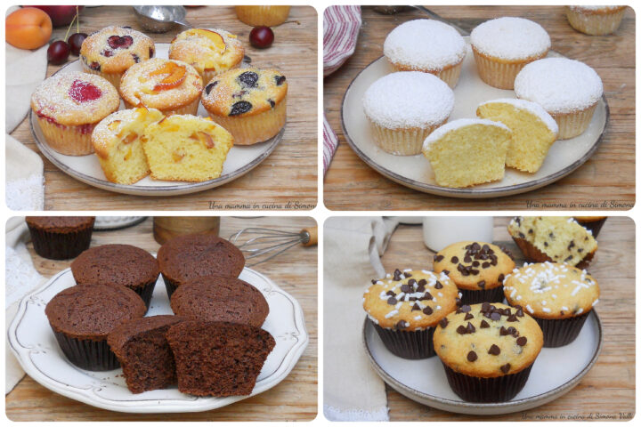 MUFFIN PER LA MERENDA A SCUOLA, vi propongo 7 ricette dolci e salate veloci e sofficissime che non si sbriciolano nello zaino.