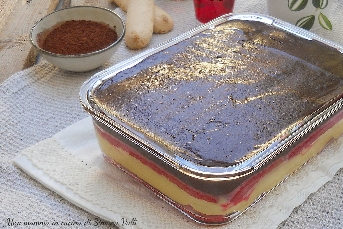 zuppa inglese di iginio massari in teglia oriz