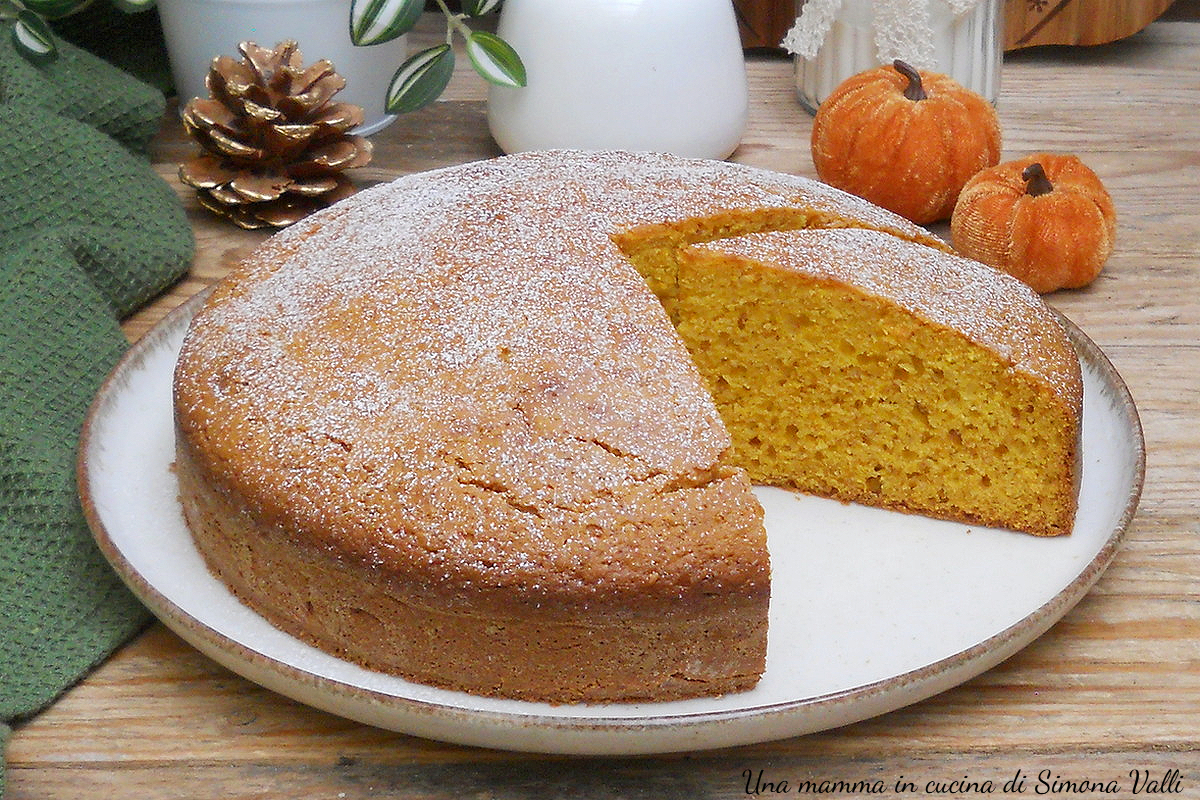torta zucca e amaretti oriz