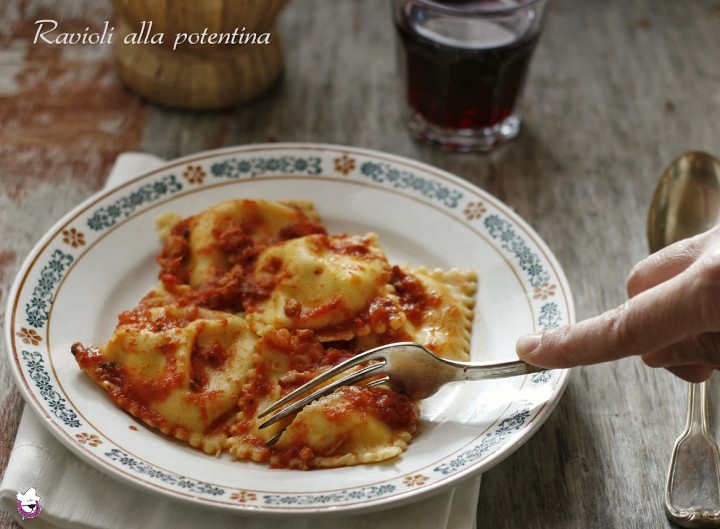 Ravioli alla potentina, ricetta Lucana