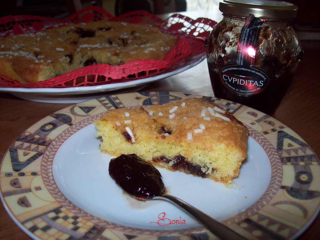 Torta morbida con confettura extra di ciliegie CVPIDITAS - Blog Dolcezze di Sonia