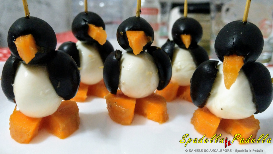 pinguini di mozzarella ed olive