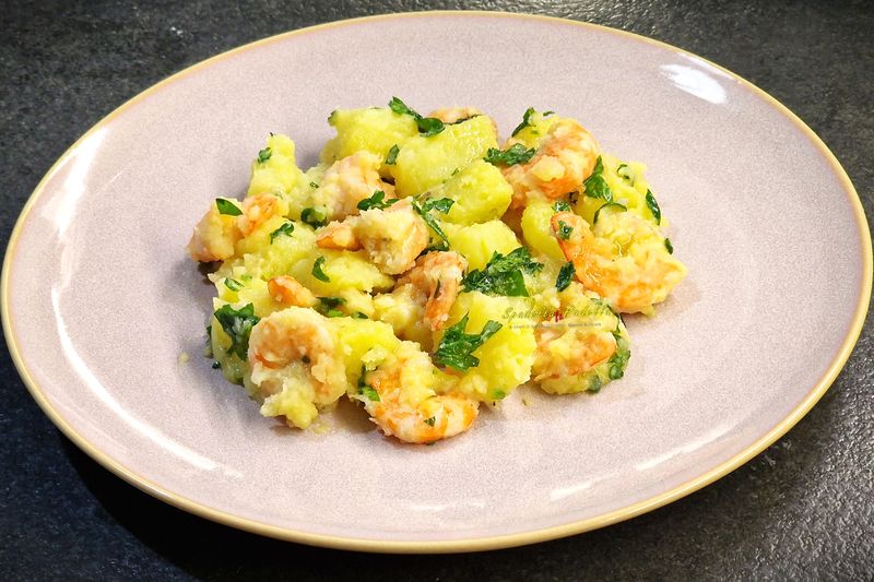 Insalata di gamberi e patate