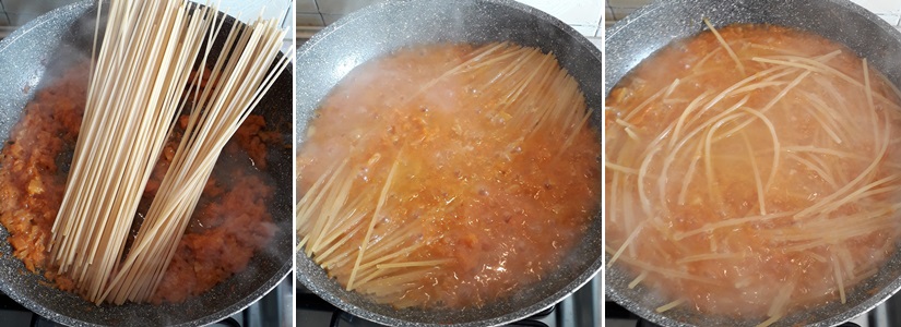 Spaghettoni cremosi Zucca e Salsiccia