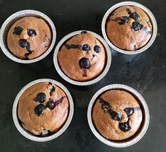 Muffin Fit ai Mirtilli