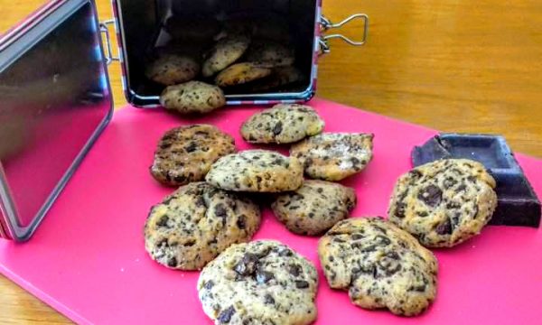 Cookies biscotti al cioccolato senza burro light personalizzati