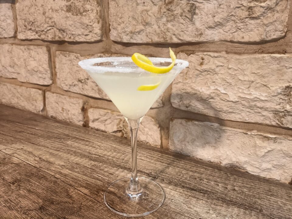 Lemon Drop Martini fatto in casa