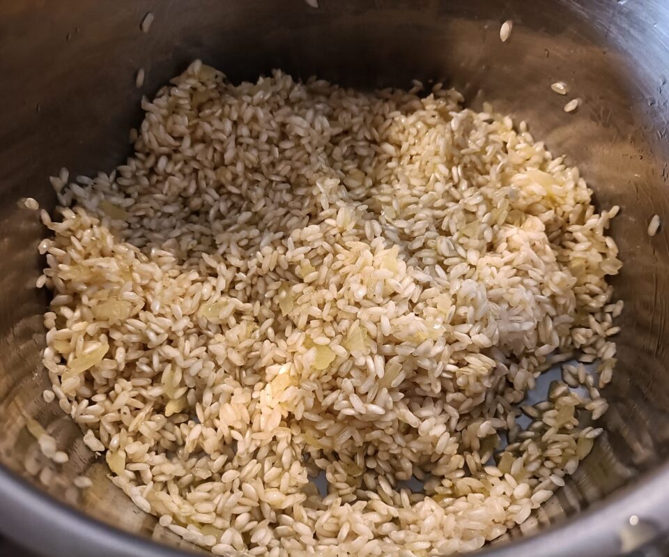 tostare il riso