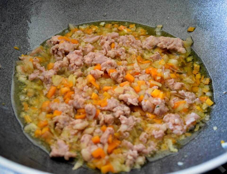 salsiccia e soffritto
