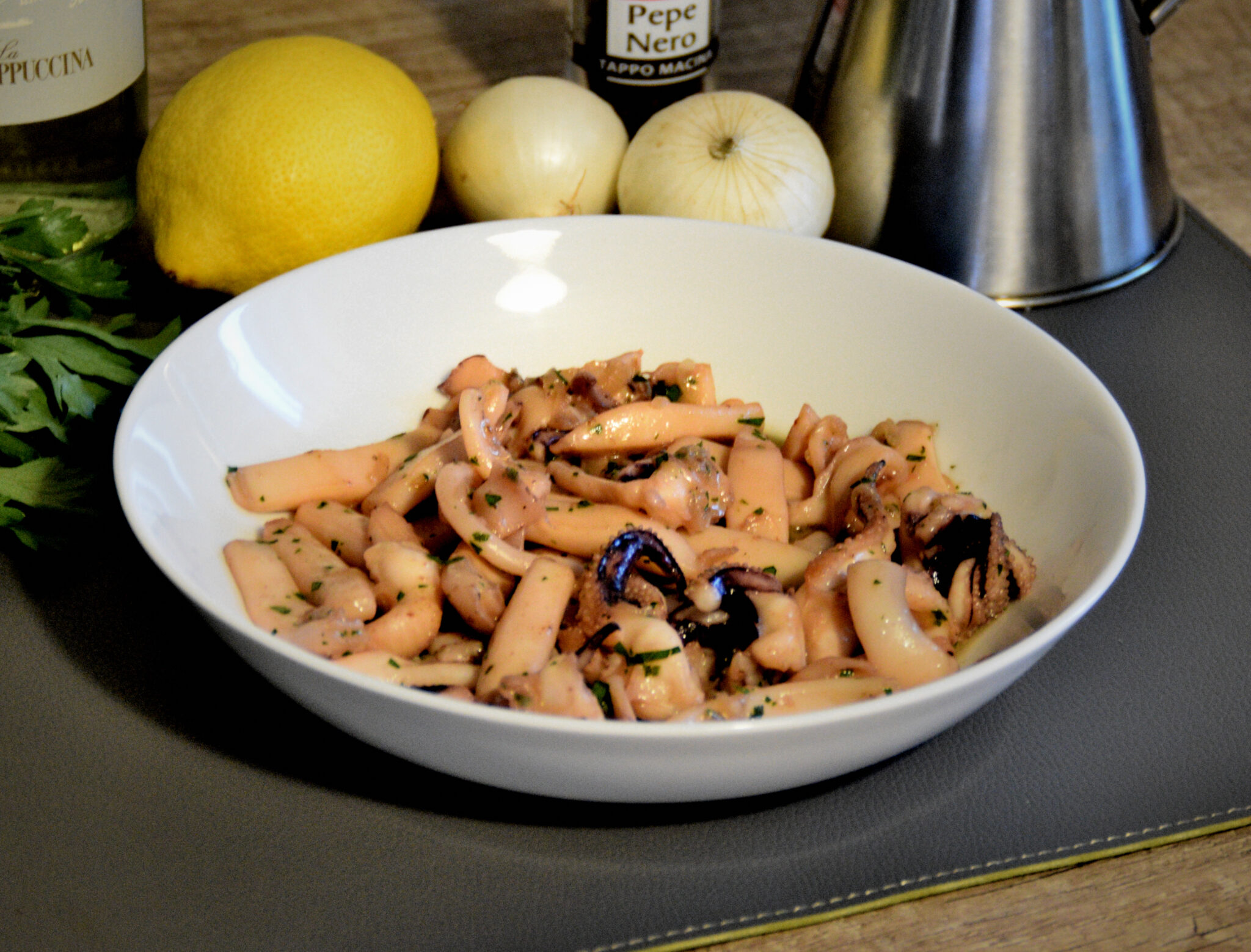 seppie in padella con pangrattato