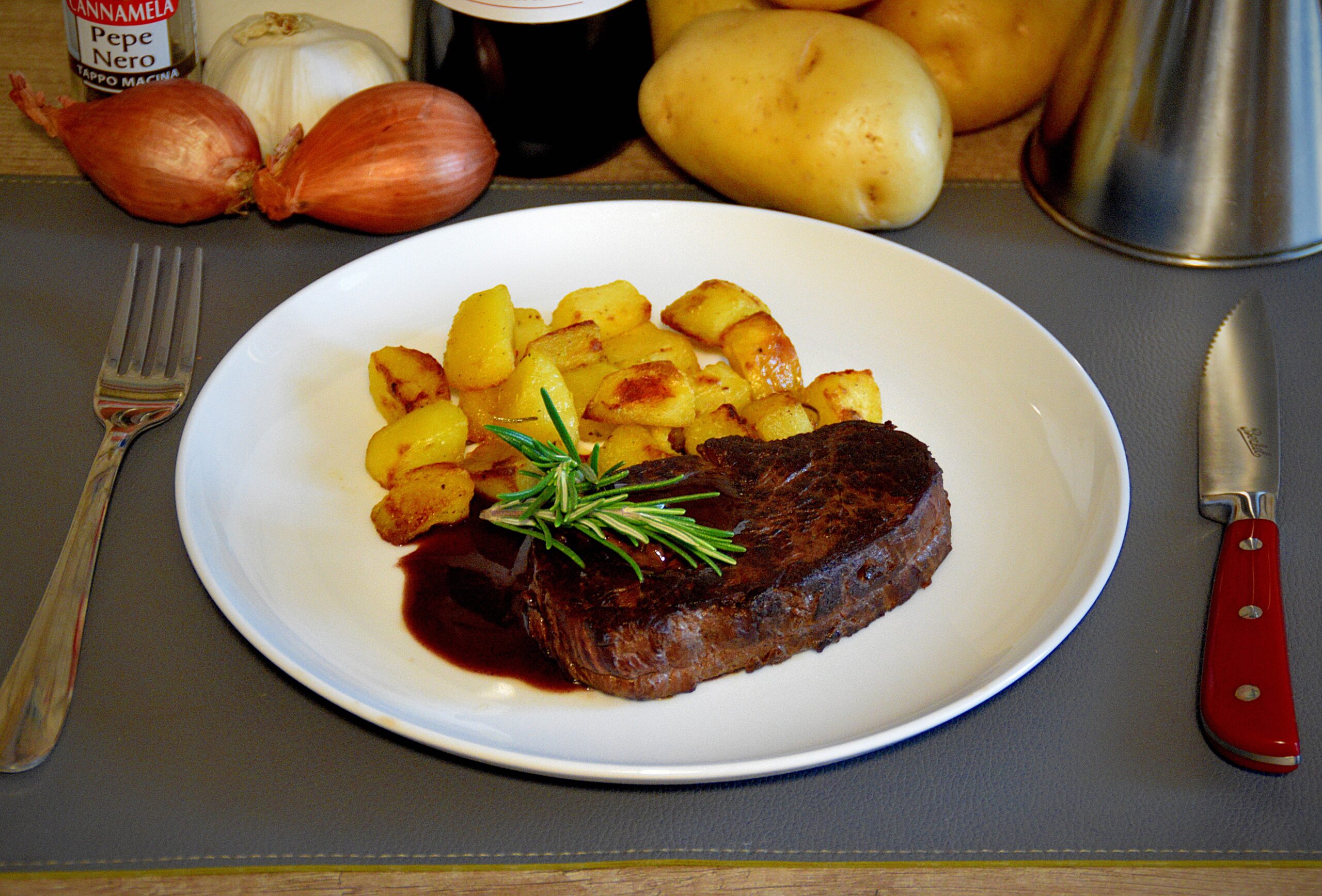 Filetto di manzo in padella