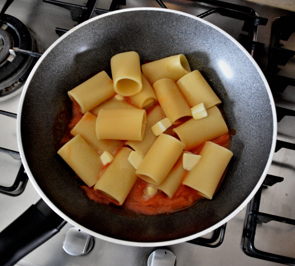 Paccheri alla Vittorio in padella
