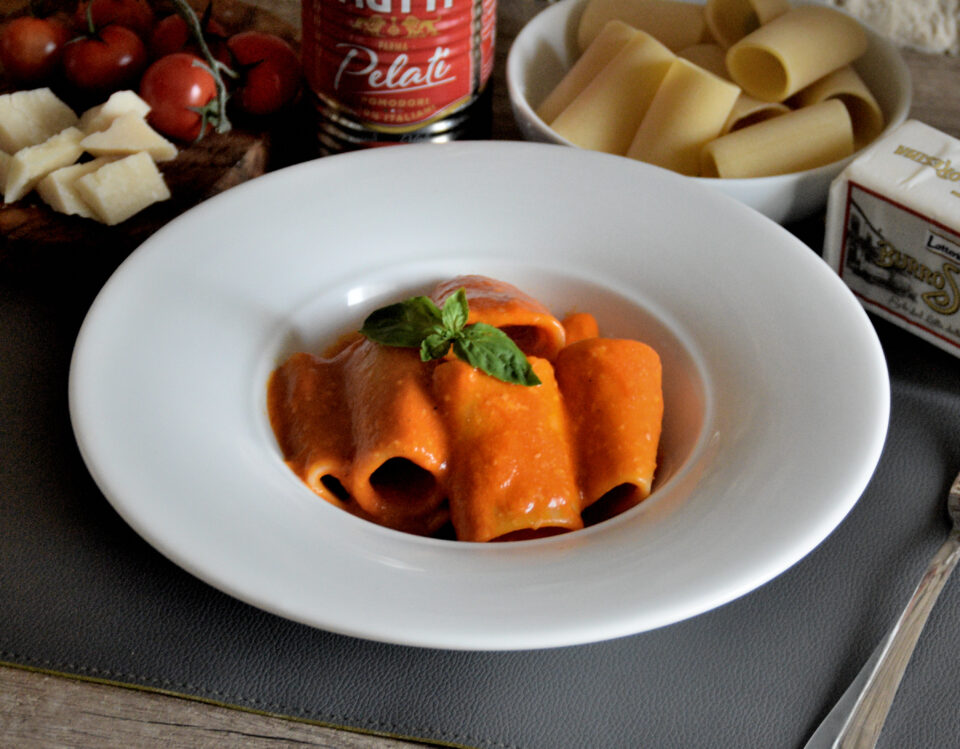 Paccheri alla Vittorio ricetta preparazione