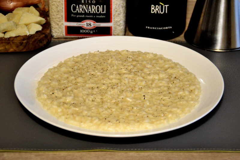Risotto al Franciacorta: eleganza e sapore in un primo piatto raffinato