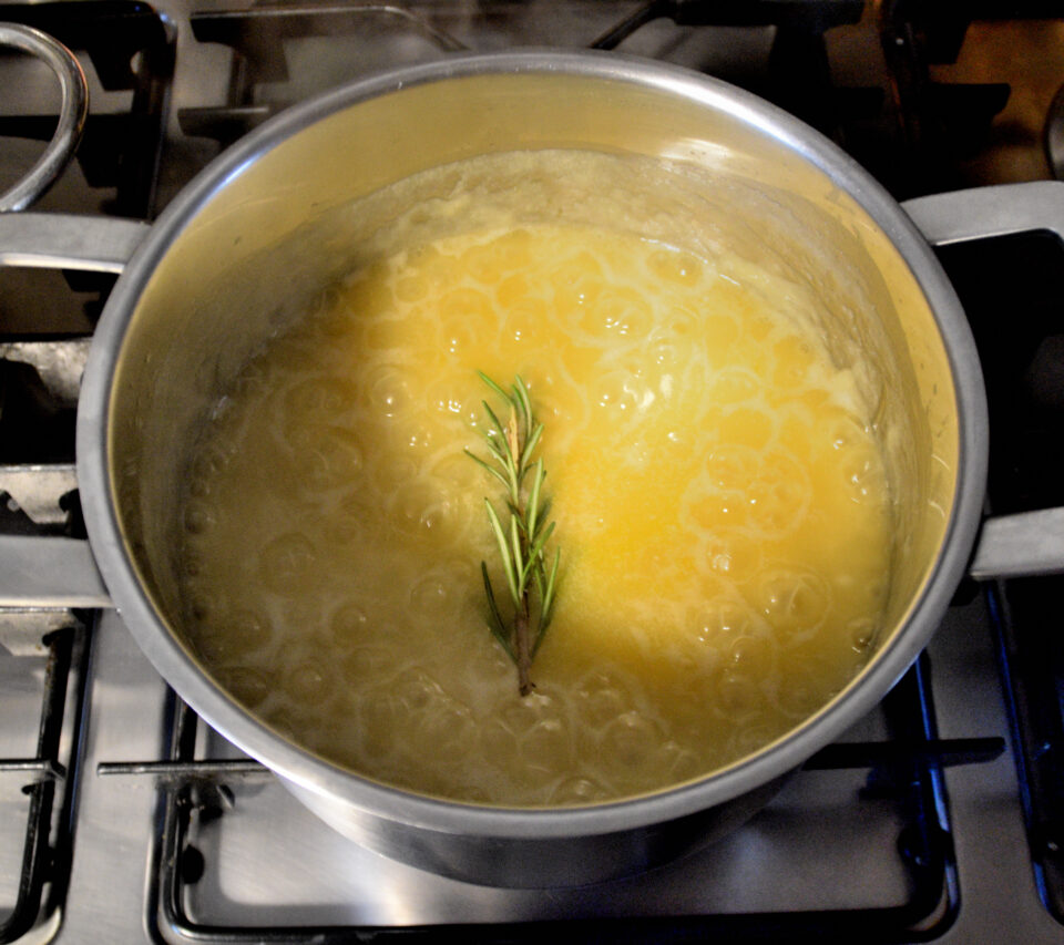 risotto con rosmarino