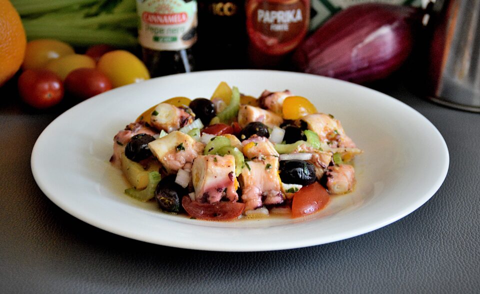 ricetta del polpo alla catalana