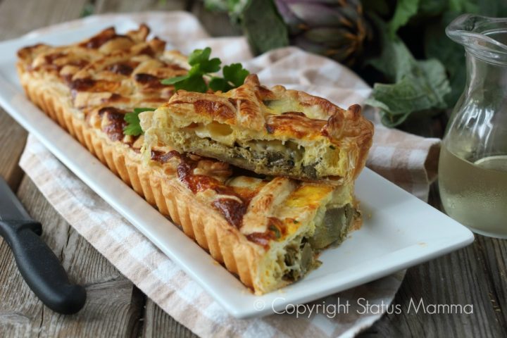 Torta salata di carciofi alla ligure
