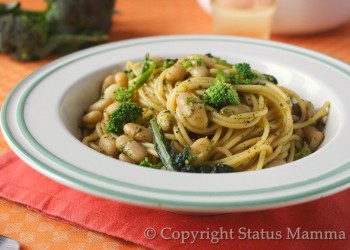 pasta broccoli e fagioli ricetta primo cucinare Statusmamma gialloblogs