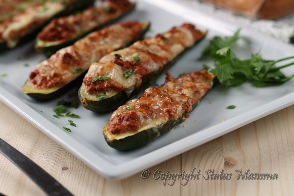 Ricetta zucchine ripiene di ragù di carne e provola
