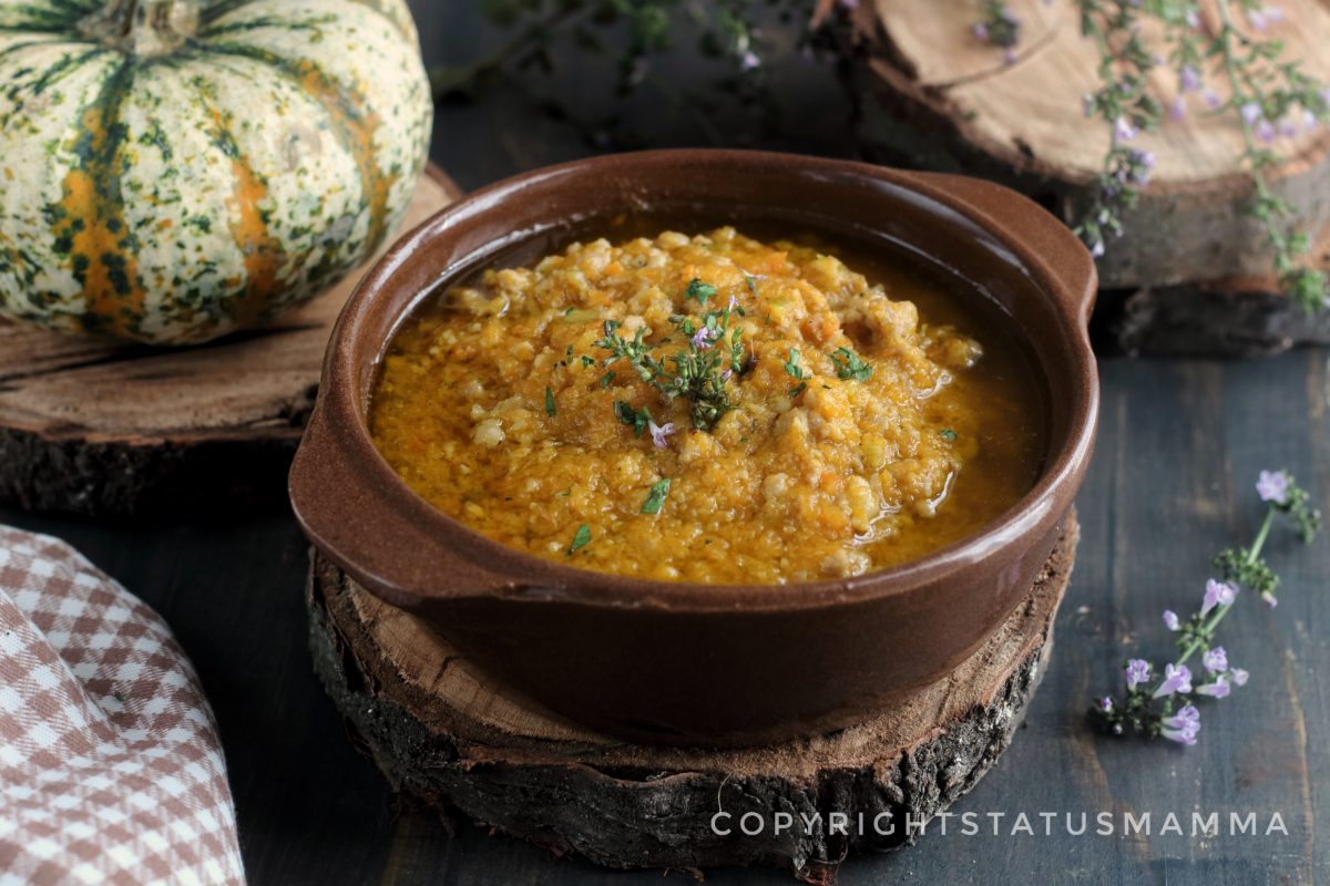 Ragù di zucca e salsiccia cremoso