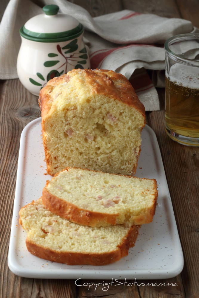 Plumcake allo yogurt salato rustico