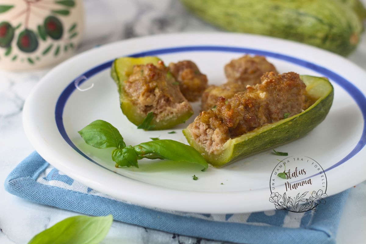 Ricetta Zucchine Ripiene Di Carne Al Forno Con E Senza Bimby