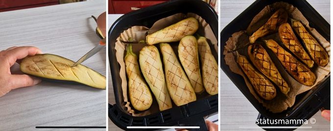 Melanzane Ripiene al Forno e Friggitrice ad Aria 