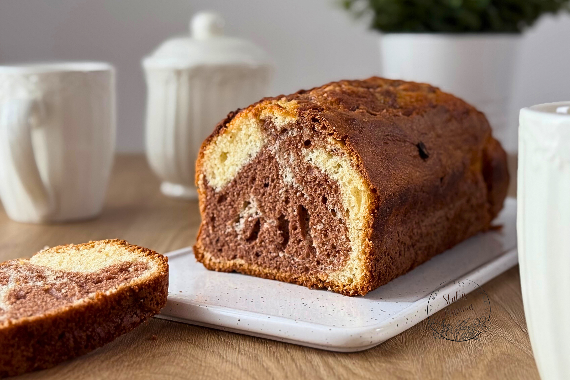 Plumcake Marmorizzato Sofficissimo Bimby senza burro e con yogurt