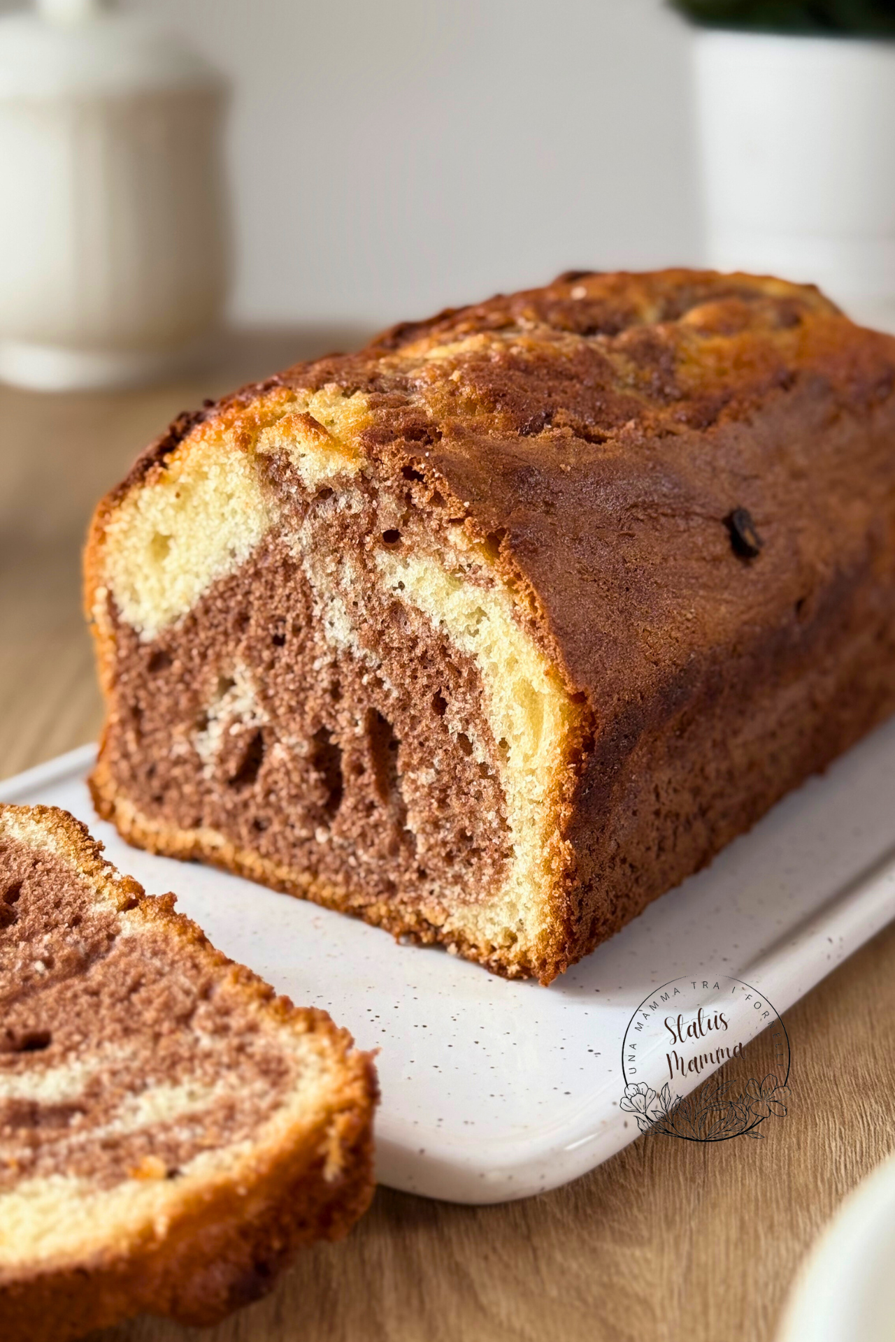 Plumcake Marmorizzato Sofficissimo Bimby senza burro e con yogurt
