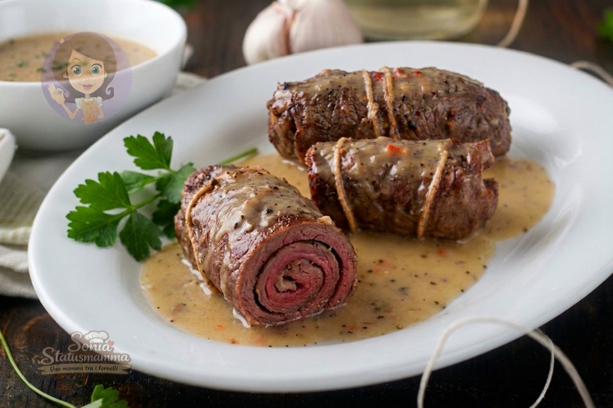 Involtini di Carne al Vino Bianco il Secondo Tenero e Succulento orizzontale