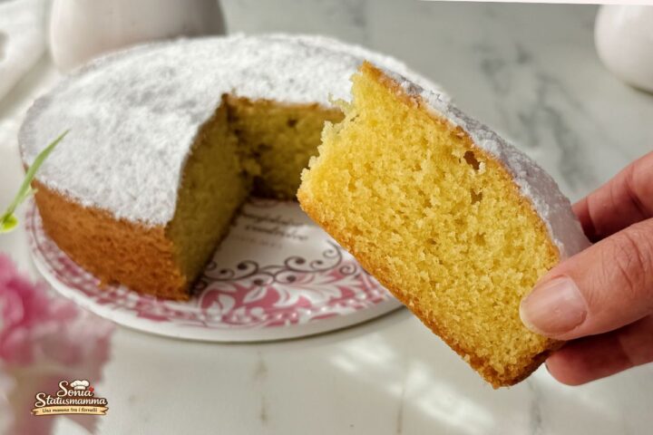 Torta Quattro Quarti Sofficissima La Regola Furba dell'Uovo foto orizzontale
