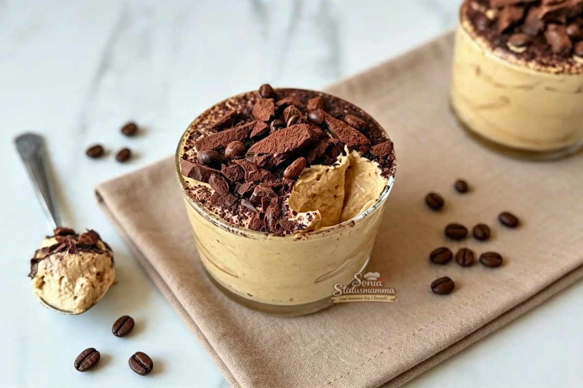 Crema al Caffè come al Bar il piccolo segreto per averla densissima senza gelatiera