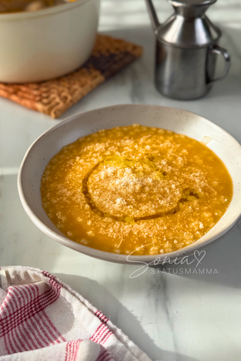 Minestrina della salute della nonna la ricetta cremosa antinfluenzale