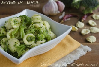 orecchiette con i broccoli ricetta primo facile e veloce