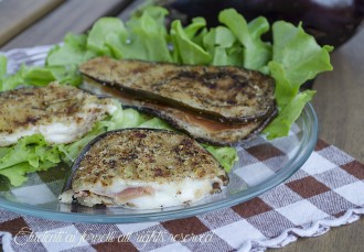 melanzane farcite crudo e mozzarella prosciutto ricetta secondo piatto gustoso cotolette ripiene