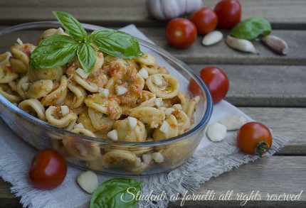 ricetta pasta al pesto trapanese fredda ricetta primo piatto veloce estivo gustoso