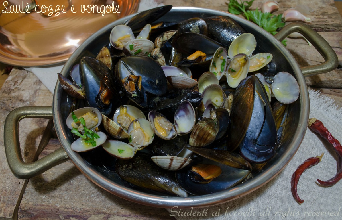 Sautè COZZE E VONGOLE Facile E Veloce, Ricetta Pesce