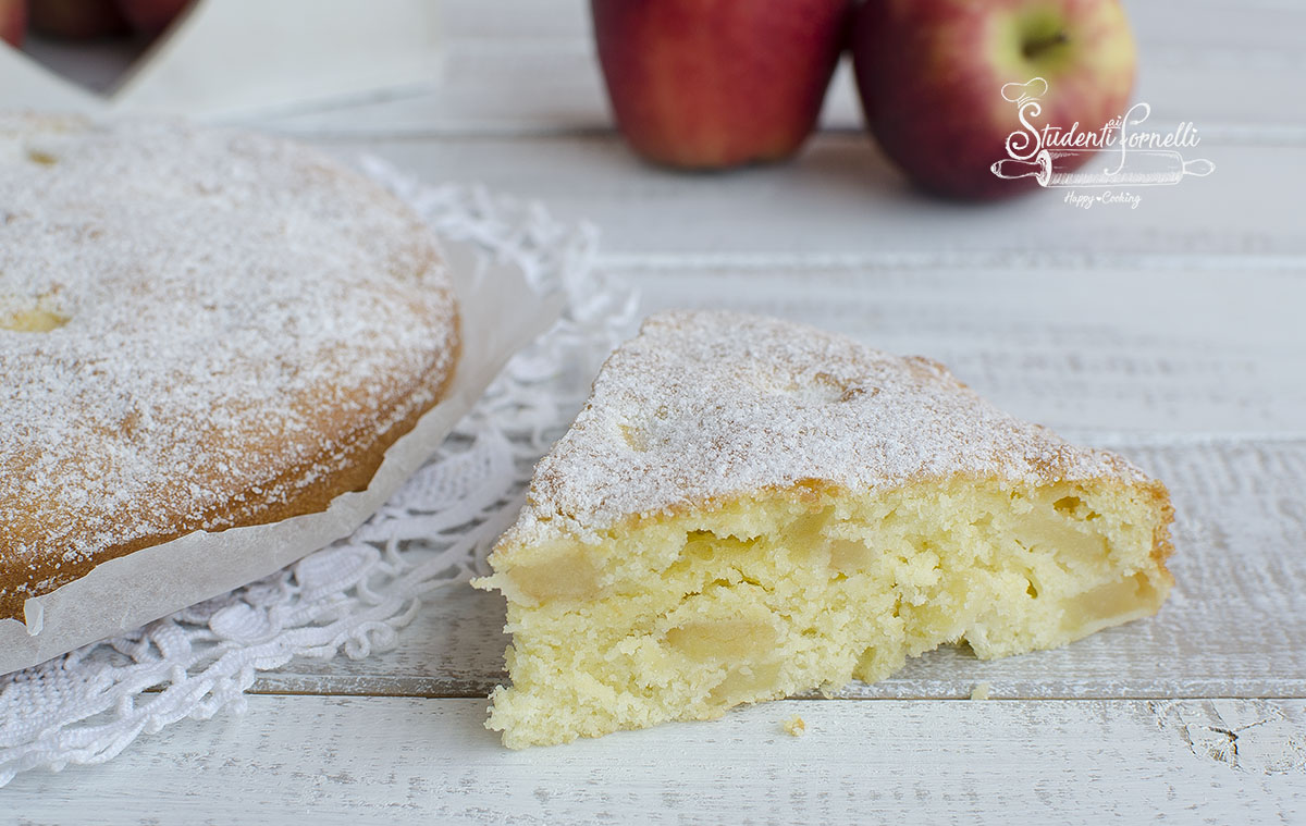 TORTA DI MELE E YOGURT facile con impasto al cucchiaio ricetta dolce