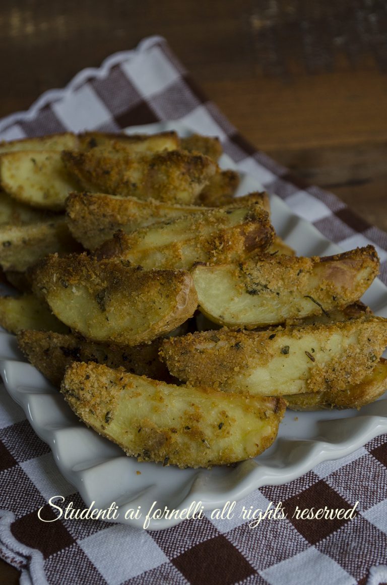 PATATE AL FORNO CROCCANTI cottura veloce RICETTA contorno