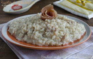 risotto con philadelphia e prosciutto crudo risotto cremoso veloce e-gustoso ricetta primo