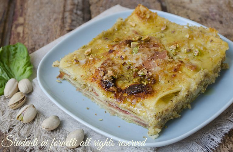 LASAGNE AL PISTACCHIO e SPECK Ricetta Cremosissima Primi Piatti