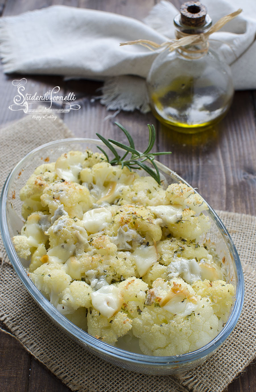 cavolfiori gratinati ai formaggi ricetta secondo piatto contorno