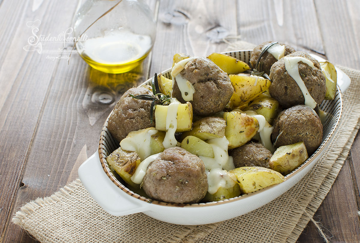 ricetta polpettine con patate e provola in friggitrice ad aria o forno ricetta secondo piatto