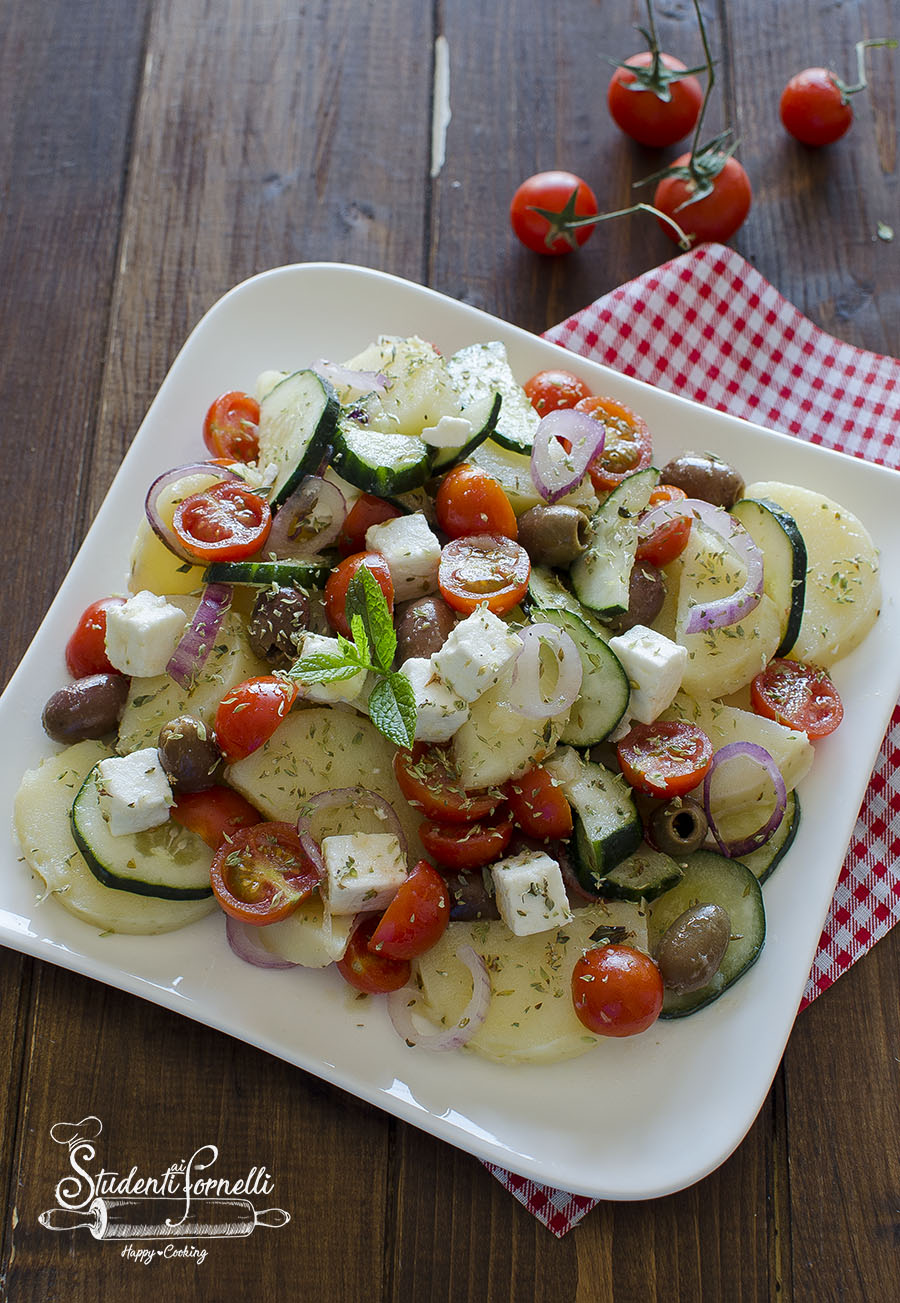 insalata di patate alla greca ricetta estiva