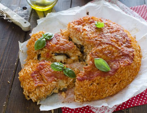 TORTA DI RISO ALLA PARMIGIANA Gratinata in Friggitrice ad Aria