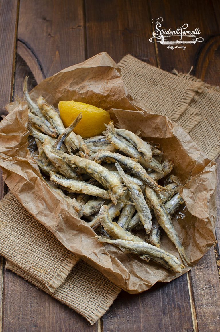ALICI IN FRIGGITRICE AD ARIA (Frittura CROCCANTE con POCO OLIO)