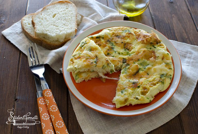 FRITTATA DI ALBUMI Con Formaggio (Ricetta Frittata Cotta In Padella)