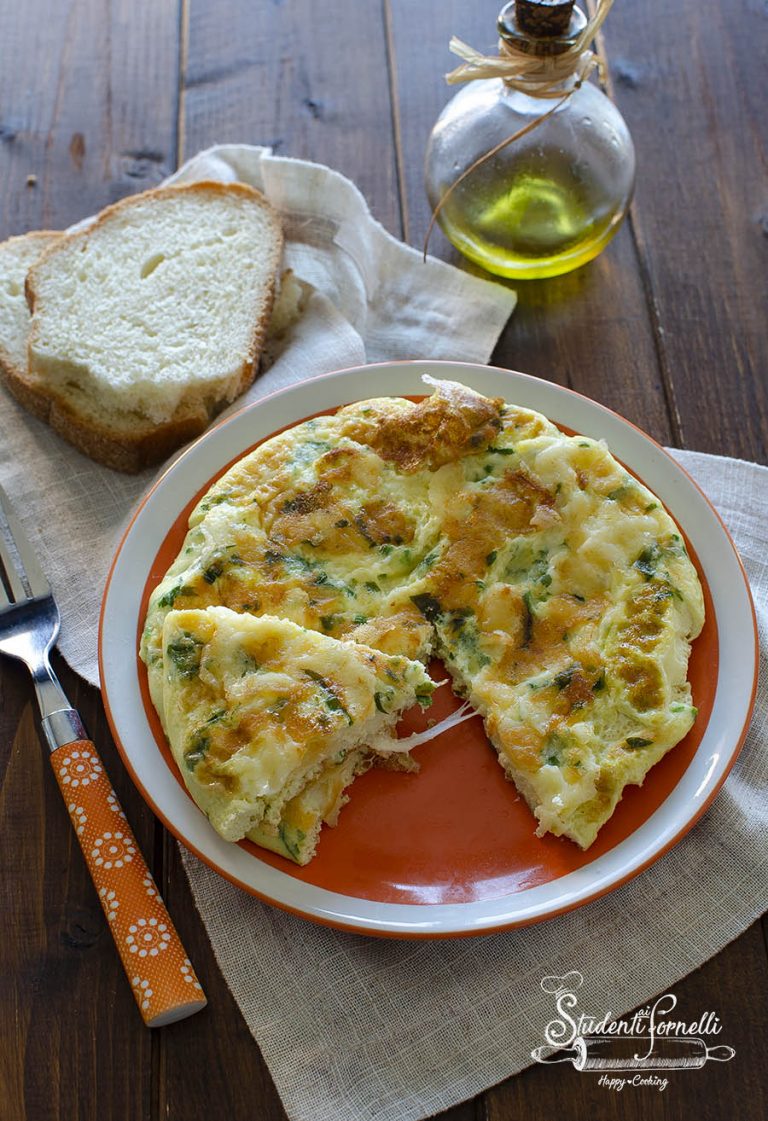 FRITTATA DI ALBUMI Con Formaggio (Ricetta Frittata Cotta In Padella)