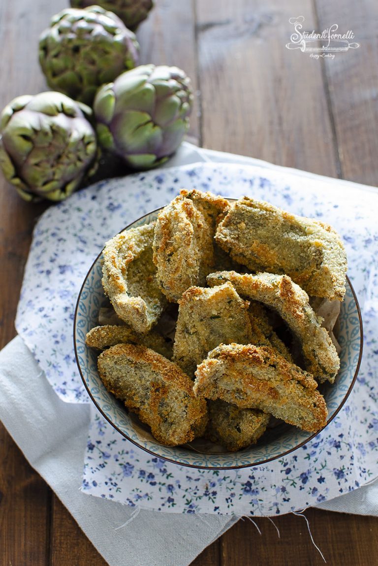 CARCIOFI IMPANATI in Friggitrice ad Aria (Senza Frittura, Light e Saporiti)