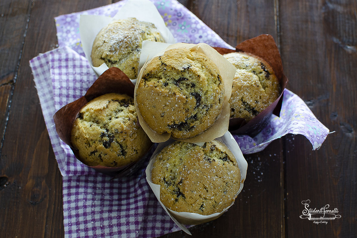 ricetta muffin panna e cioccolato ricetta senza burro facile e veloce